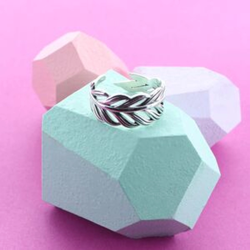 Feather Sterling Silver Ring