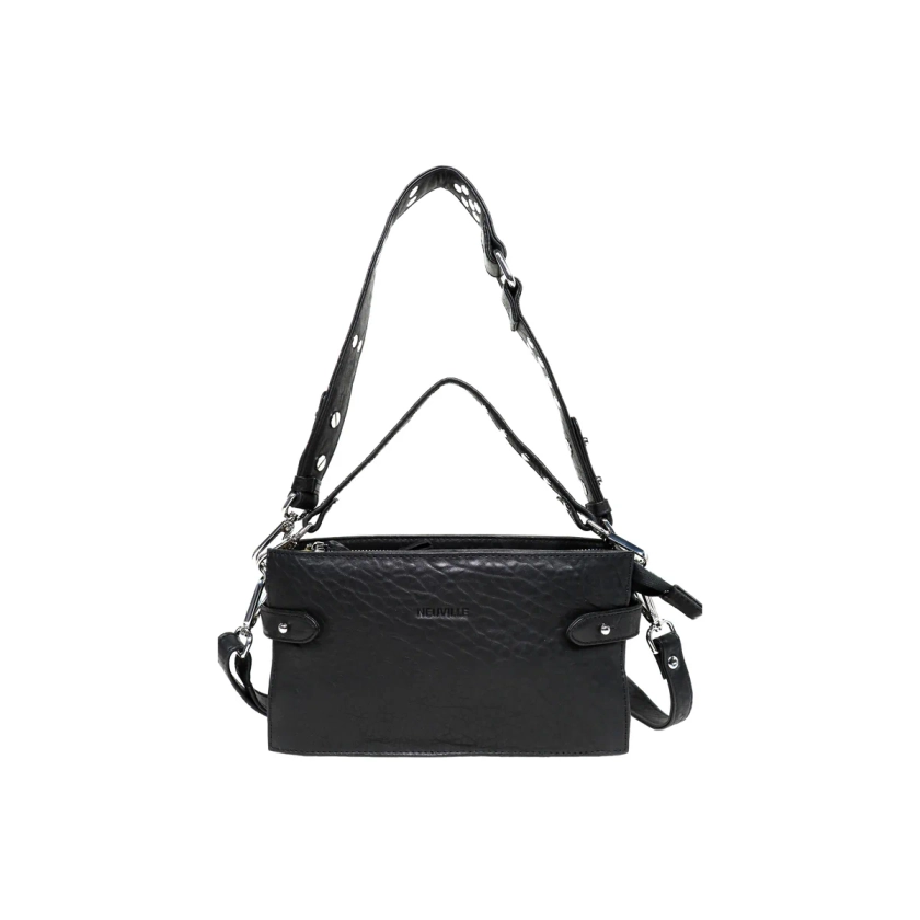 ROCK MAMA BUBBLE NOIR | Sacs cuir femme | NEUVILLE