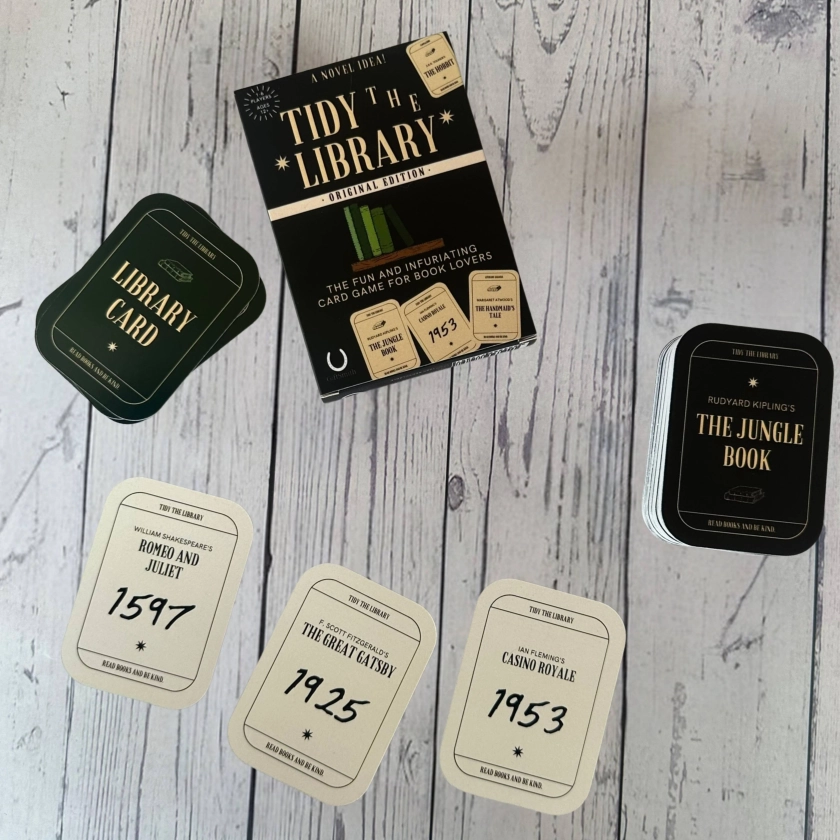 Tidy The Library Card Game | Games for Book Lovers | BookGeek